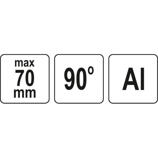 YATO Sarokszorító 70 mm alumínium (YT-65136) YATO Sarokszorító 70 mm alumínium (YT-65136)
