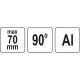 YATO Sarokszorító 70 mm alumínium (YT-65136) YATO Sarokszorító 70 mm alumínium (YT-65136)