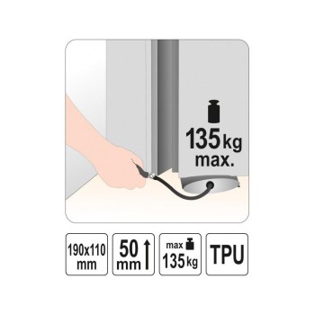 YATO Pumpás szerelőpárna 190 x 110 mm 135 kg (YT-67382)