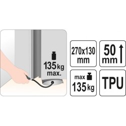 YATO Pumpás szerelőpárna 270 x 130 mm 135 kg (YT-67383) YATO Pumpás szerelőpárna 270 x 130 mm 135 kg (YT-67383)