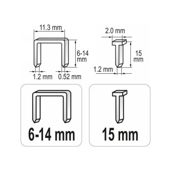 YATO Tűzőgép 6-14 mm (YT-70021)