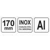 YATO Derékszög vonalzó 170 mm inox (YT-70780)