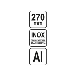 YATO Derékszög vonalzó 270 mm inox (YT-70781) YATO Derékszög vonalzó 270 mm inox (YT-70781)
