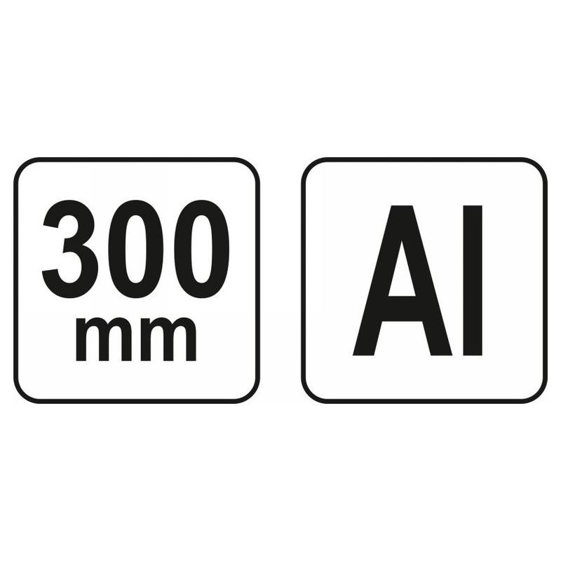 YATO Talpas derékszög vonalzó 300 mm (YT-70787)