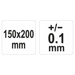 YATO Szögmérő 150 x 200 mm (YT-72141)