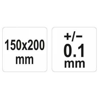 YATO Szögmérő 150 x 200 mm (YT-72141)