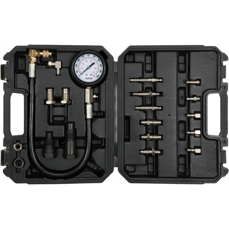 YATO Kompressziómérő készlet 19 részes Diesel motorokhoz 70 Bar (YT-73072)