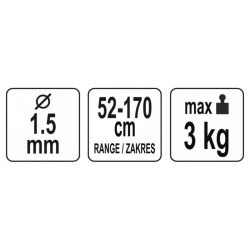 YATO Szerszámtartó kábel 3 kg-ig (YT-74009) YATO Szerszámtartó kábel 3 kg-ig (YT-74009)
