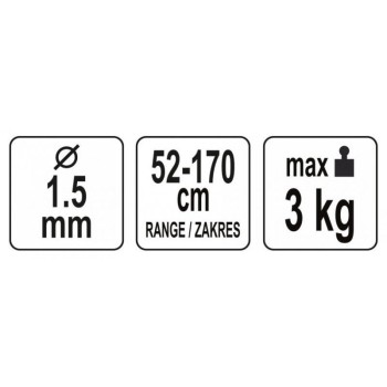 YATO Szerszámtartó kábel 3 kg-ig (YT-74009)