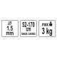 YATO Szerszámtartó kábel 3 kg-ig (YT-74009)