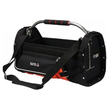 YATO YT‑74373 csővázas szerszámtáska – 11 zseb, 600D poliészter