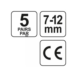 YATO Füldugó 7-12 mm (5 pár/cs) (YT-7451) YATO Füldugó 7-12 mm (5 pár/cs) (YT-7451)