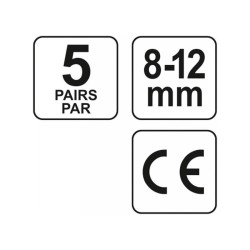 YATO Füldugó vágott 8-12 mm (5 pár/cs) (YT-7455)