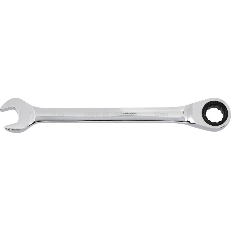 YATO Racsnis csillag-villáskulcs 12 mm / 170 mm 72T CrV (YT-0193)