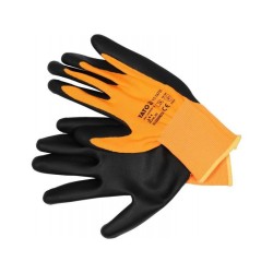 YATO Munkavédelmi kesztyű nitril mártott 9-es (YT-74755)