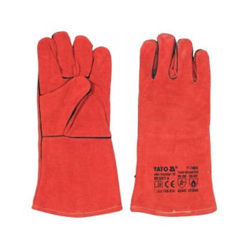 YATO Munkavédelmi hegesztő kesztyű 10-es méret bőr (YT-74824)