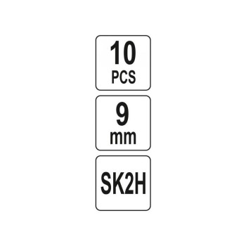 YATO Törhető penge extra éles 9 mm (10 db/cs) (YT-75260)