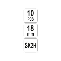 YATO Törhető penge extra éles 18 mm (10 db/cs) (YT-75261) YATO Törhető penge extra éles 18 mm (10 db/cs) (YT-75261)