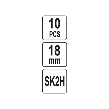 YATO Törhető penge extra éles 18 mm (10 db/cs) (YT-75261)