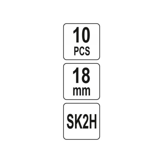 YATO Törhető penge extra éles 18 mm (10 db/cs) (YT-75261)