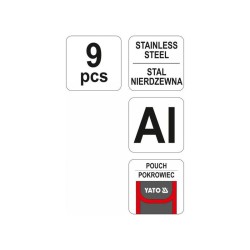YATO Multifunkciós szerszám (zsebkés) + tok Alumínium (YT-76042) YATO Multifunkciós szerszám (zsebkés) + tok Alumínium (YT-76042)