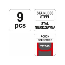 YATO Multifunkciós szerszám (zsebkés) + tok inox (YT-76043) YATO Multifunkciós szerszám (zsebkés) + tok inox (YT-76043)
