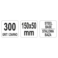 YATO Gyémánt fenőkő G300 150 x 50 x 4 mm (YT-76085)