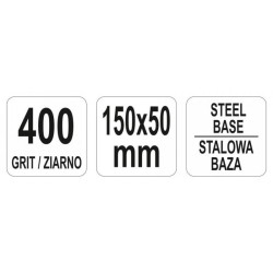 YATO Gyémánt fenőkő G400 150 x 50 x 4 mm (YT-76086) YATO Gyémánt fenőkő G400 150 x 50 x 4 mm (YT-76086)