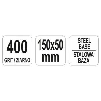 YATO Gyémánt fenőkő G400 150 x 50 x 4 mm (YT-76086)