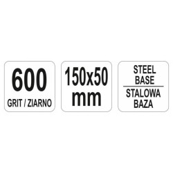 YATO Gyémánt fenőkő G600 150 x 50 x 4 mm (YT-76087)
