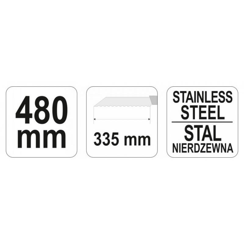 YATO Szigetelés vágó kés inox 480 mm (YT-7624)