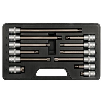 YATO Bit dugókulcs készlet 12 részes Spline 1/2' M5-M17 CrV (YT-7753)