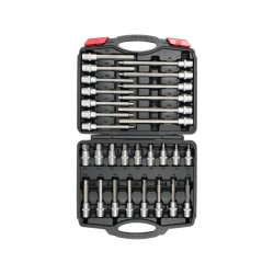 YATO Bit dugókulcs készlet 30 részes Imbusz 1/2' 5-19 mm CrV (YT-77540)