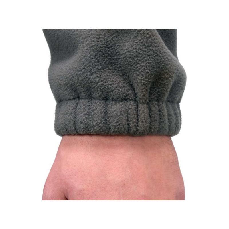 YATO Munkavédelmi polár pulóver szürke 3XL-es méret 3 zsebes (YT-79525)