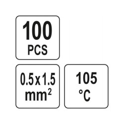 YATO Átlátszó zsugorcső 40 mm/0,5-1,5 mm2 (100 db/cs) (YT-81452) YATO Átlátszó zsugorcső 40 mm/0,5-1,5 mm2 (100 db/cs) (YT-81452)