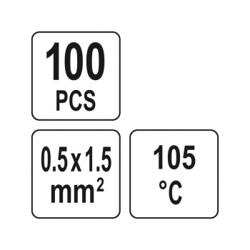 YATO Átlátszó zsugorcső 40 mm/0,5-1,5 mm2 (100 db/cs) (YT-81452) YATO Átlátszó zsugorcső 40 mm/0,5-1,5 mm2 (100 db/cs) (YT-81452)