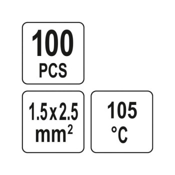 YATO Átlátszó zsugorcső 40 mm/1,5-2,5 mm2 (100 db/cs) (YT-81453) YATO Átlátszó zsugorcső 40 mm/1,5-2,5 mm2 (100 db/cs) (YT-81453)
