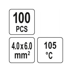 YATO Átlátszó zsugorcső 40 mm/4,0-6,0 mm2 (100 db/cs) (YT-81454) YATO Átlátszó zsugorcső 40 mm/4,0-6,0 mm2 (100 db/cs) (YT-81454)