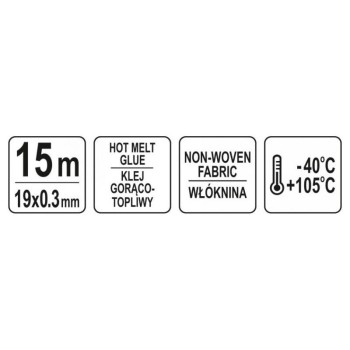 YATO Szövetszalag 19 x 0,3 mm 15 m (YT-81500)
