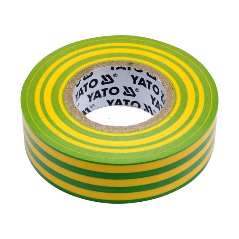 YATO Szigetelőszalag 19 x 0,13 mm x 20 m zöld-sárga (YT-81655) YATO Szigetelőszalag 19 x 0,13 mm x 20 m zöld-sárga (YT-81655)