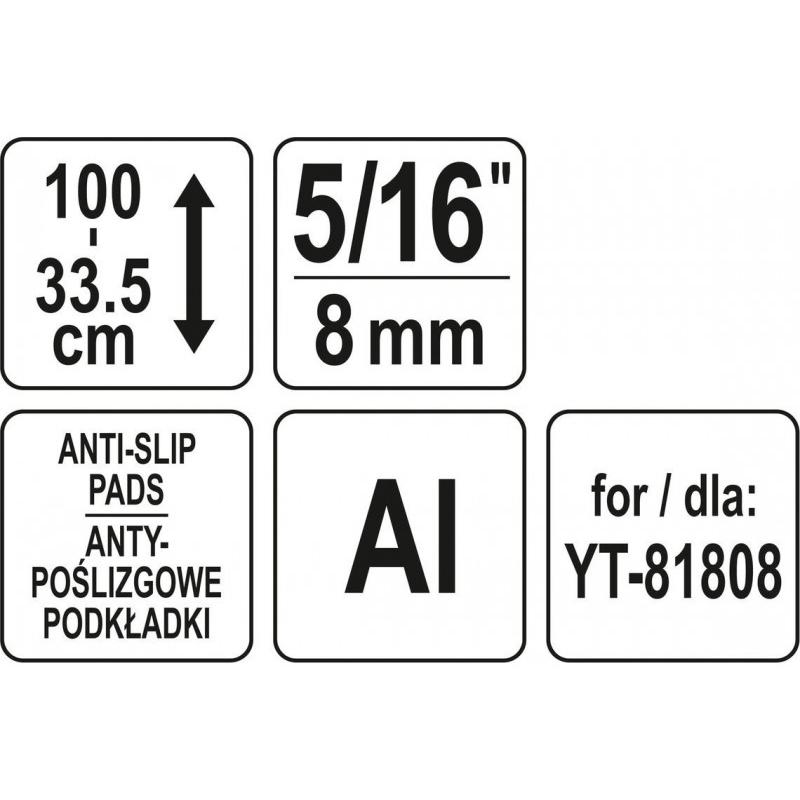 YATO Állvány 335 - 1000 mm (YT-81808 LED reflektorhoz) (YT-81809)