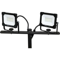 YATO Elektromos állványos LED dupla reflektor 3800 lumen 2x20 W (YT-818151) YATO Elektromos állványos LED dupla reflektor 3800 lumen 2x20 W (YT-818151)
