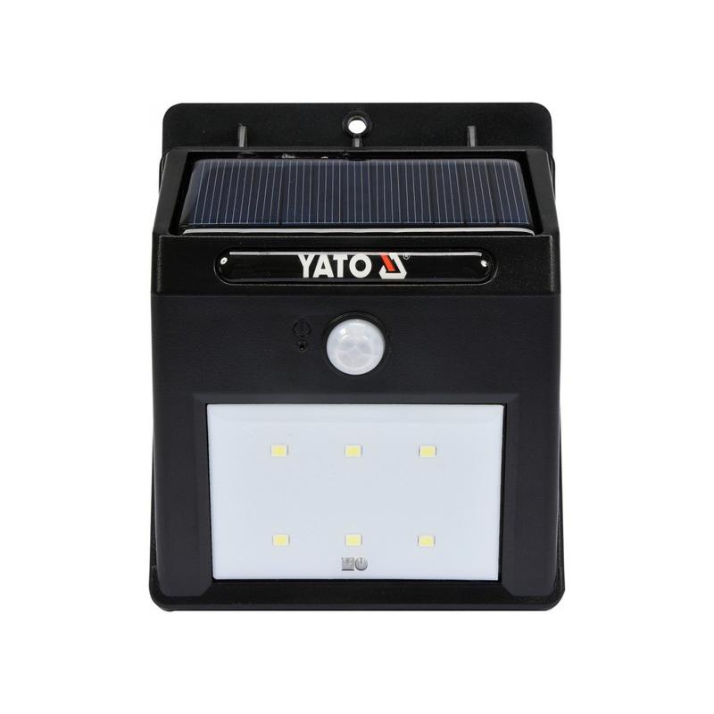 YATO Napelemes fali LED lámpa mozgásérzékelős (YT-81856) YATO Napelemes fali LED lámpa mozgásérzékelős (YT-81856)