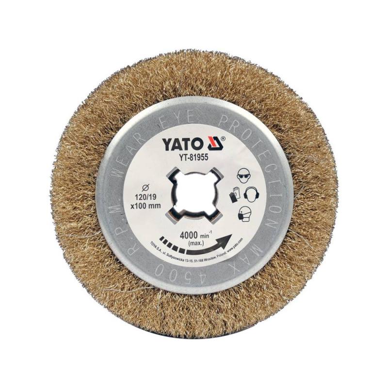 YATO Palástcsiszoló henger 120 x 100 x 91 mm acél (YT-81955)