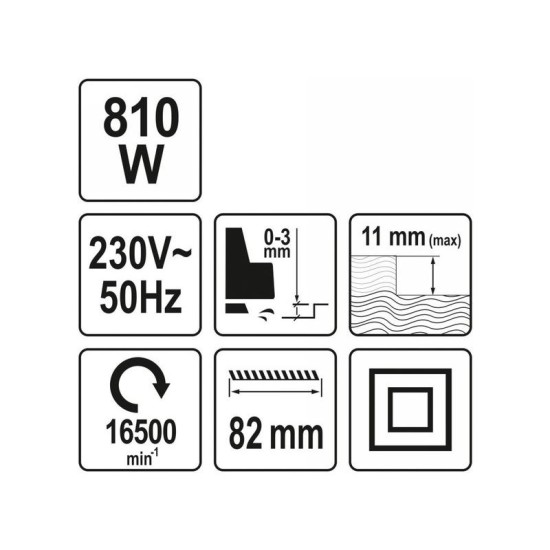 YATO Gyalu 82 mm 810 W (YT-82141) YATO Gyalu 82 mm 810 W (YT-82141)