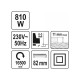 YATO Gyalu 82 mm 810 W (YT-82141) YATO Gyalu 82 mm 810 W (YT-82141)