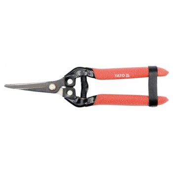 YATO Metszőolló 180 mm (hajlított) gyümölcsszedésre, virágvágásra (YT-8817)