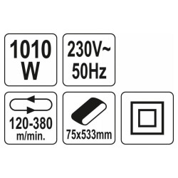 YATO Szalagcsiszoló 75 x 533 mm 1010 W (YT-82240) YATO Szalagcsiszoló 75 x 533 mm 1010 W (YT-82240)