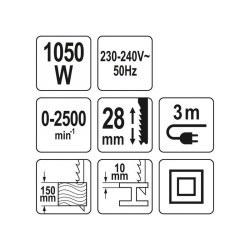 YATO Szablyafűrész 1050 W (YT-82281) YATO Szablyafűrész 1050 W (YT-82281)