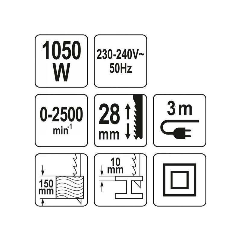 YATO Szablyafűrész 1050 W (YT-82281) YATO Szablyafűrész 1050 W (YT-82281)